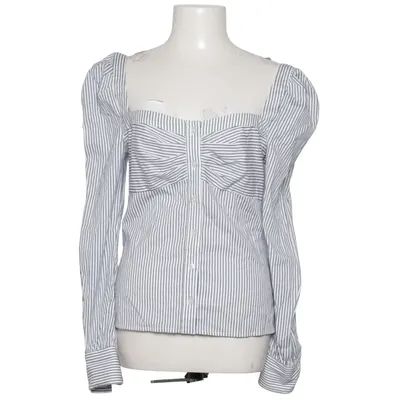 Shirt (Blue, White) from Veronica Beard Cotton, Elastane