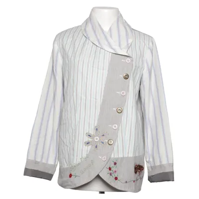 Jacket (White, Blue, Gray) from Joe Browns Cotton