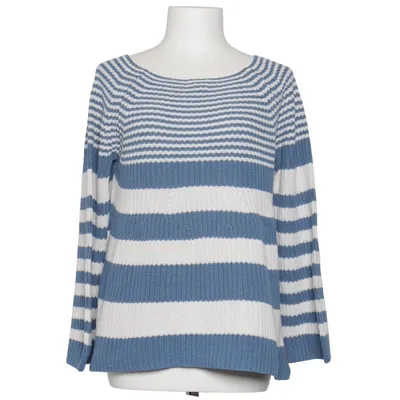 Sweater (Blue, White) from Reken Maar Acrylic, Cotton