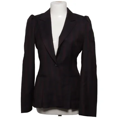Blazer (Black, Blue) from Elizabeth and James Polyester, Wool