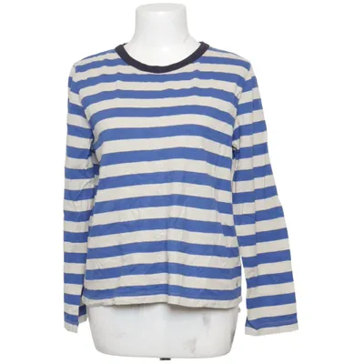 Langærmet t-shirt (Blå, Beige) fra Petit Bateau