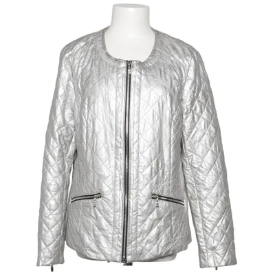 Leichte Jacke (Silber) von Judith Williams Polyester, Polyurethan