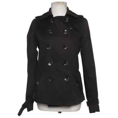 Trench coat (Black) from VILA Cotton, Polyester