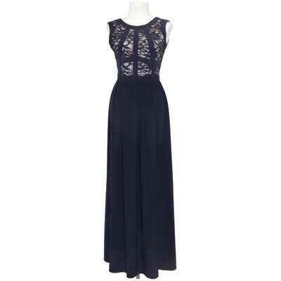 Evening gown (Blue, Beige) from Morgan & Co Elastane, Polyamide, Polyester