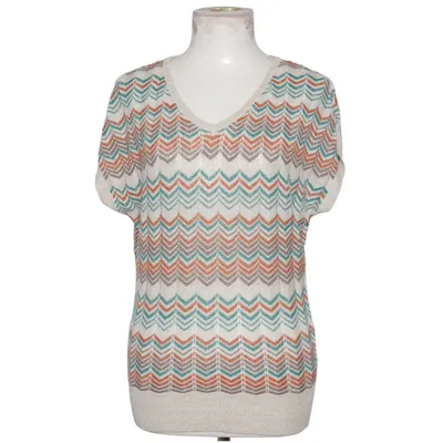 Spencer (Wit, Blauw, Bruin, Meerkleurig) van Blanco Tricot Metallvezel, Viscose