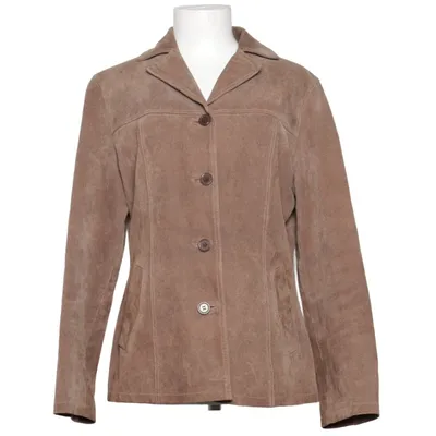 Leather blazer (Brown) from Michele Boyard Leather