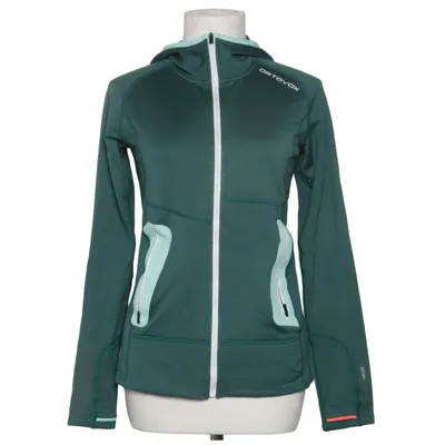 Sweat à capuche (Vert) de Ortovox Élasthane, Laine de mouton, Polyester