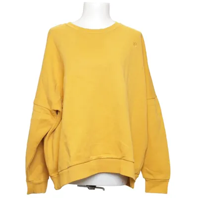 Collegetröja (Gul) från Dreimaster Bomull, Elastan, Polyester