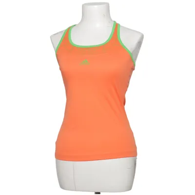 Træningstanktop (Orange, Grøn) fra Adidas Elastan, Polyamid, Polyester