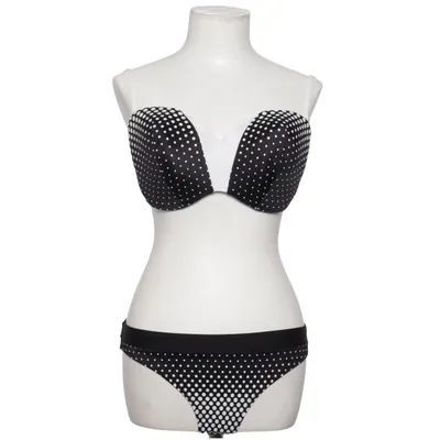 Bikini (Noir, Blanc) de Jolidon Élasthane, Polyamide