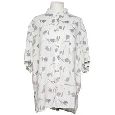 Short sleeve shirt (White, Blue) from Toussaint