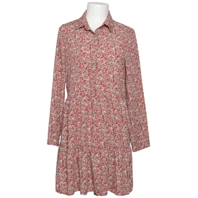 Dress (Beige, Red, Multicolored) from Daphnea Viscose