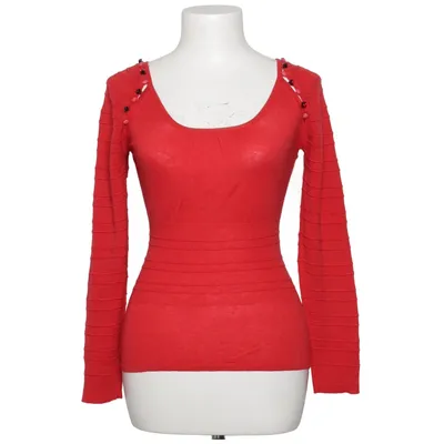 Sweater (Red) from Roccobarocco Silk, Wool