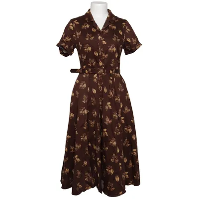 Robe chemise (Marron, Jaune) de Collectif Coton