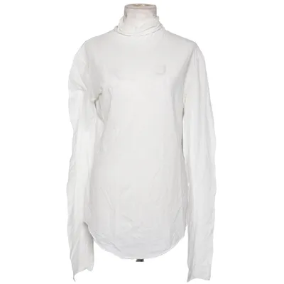 Turtleneck (White) from Earnest Sewn Cotton, Linen, Polyester