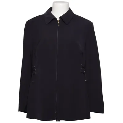 Jacket (Blue, Gold) from Marcona Polyester, Viscose