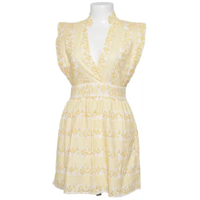 Dress (Yellow, White) from Claudie Pierlot Cotton, Polyester