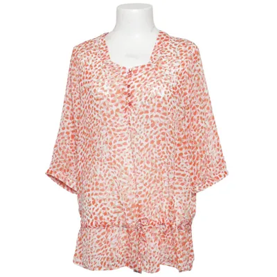 Blus (Vit, Orange, Beige) från Colours of Africa Polyester