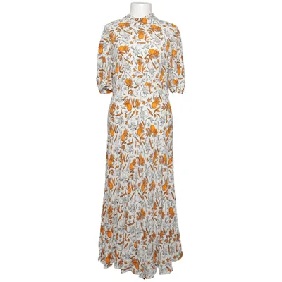 Maxi dress (White, Orange, Multicolored) from Ghost London Viscose