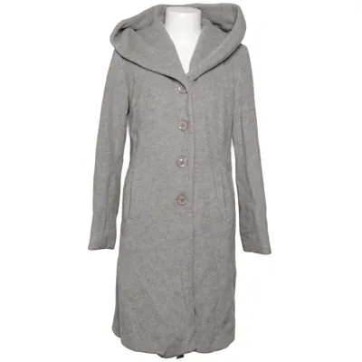 Manteau (Gris) de Milo Mohair, Polyamide, Laine