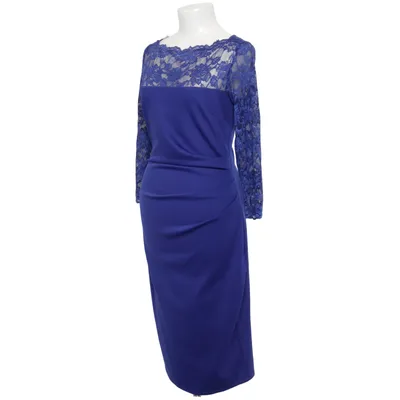 Cocktailjurk (Blauw) van KDK London Elastaan, Polyamide, Polyester