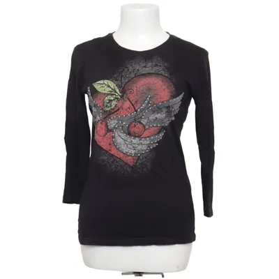 Langærmet t-shirt (Sort, Flerfarvet) fra Madonna Bomuld