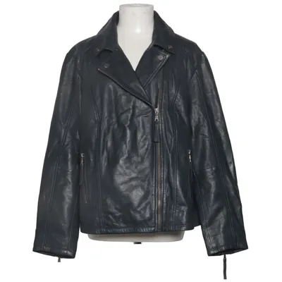 Bikerjacka (Blå) från Sheego Skinn, Polyester