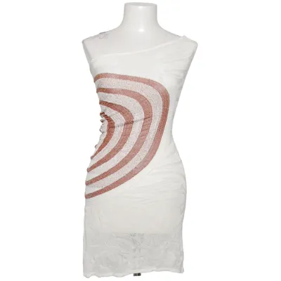 Sweater (White, Brown) from Gimaguas Elastane, Metallic fiber, Viscose
