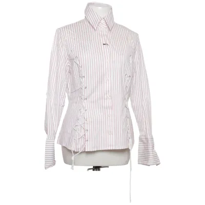 Chemise (Blanc, Rouge) de Lalique Coton, Élasthane