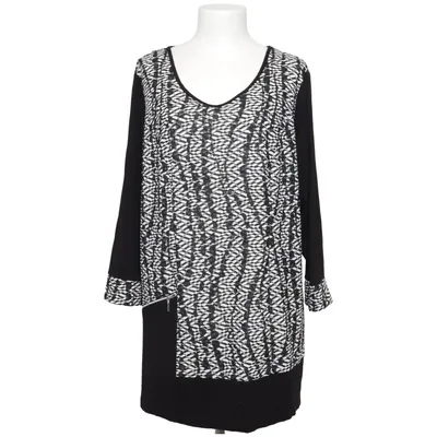 Top (Zwart, Wit) van Jórli Elastaan, Polyester
