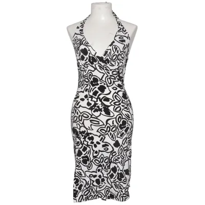 Robe dos-nu (Noir, Blanc) de Taboo Coton, Élasthane