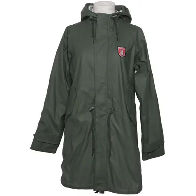 Regnfrakke (Grøn) fra Derbe Bomuld, Polyester, Polyurethan