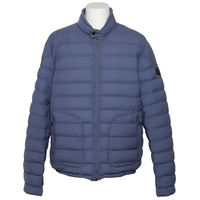 Donsjack (Blauw) van Moncler Dons, Veer, Polyamide, Polyurethaan