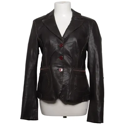 Leather blazer (Gray) from Walter Cotton, Leather