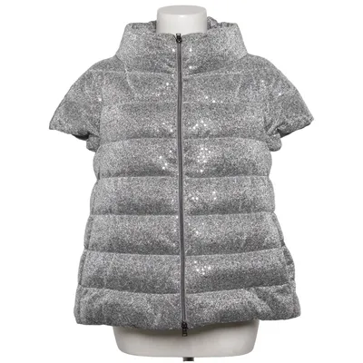 Outer vest (Silver) from Herno Metallic fiber, Polyamide, Polyester