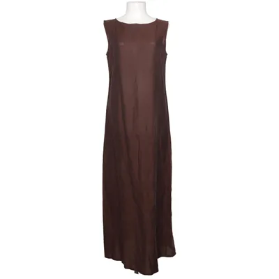 Maxi dress (Brown) from René Lezard Cotton, Linen