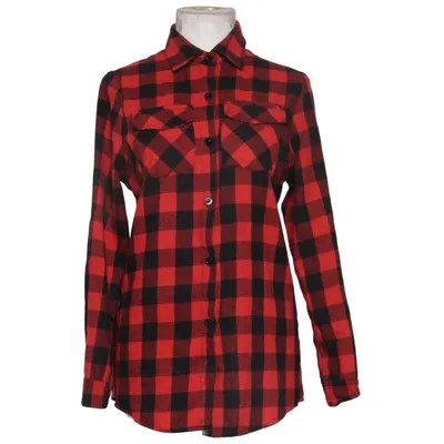 Flannel shirt (Red, Black) from Abollria Cotton, Polyester