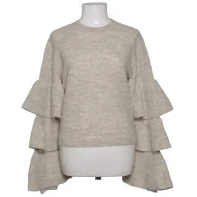 Trui (Beige) van Iris & Ink Alpacawol, Polyamide