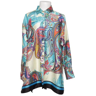 Blouse (Blue, Multicolored) from Zara Polyester