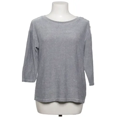 Blouse (Blauw, Wit) van Christian Siriano Elastaan, Polyester, Viscose