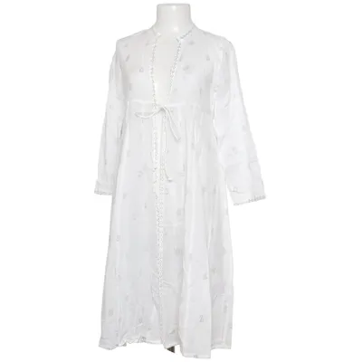 Kaftan (Vit) från Anokhi Bomull