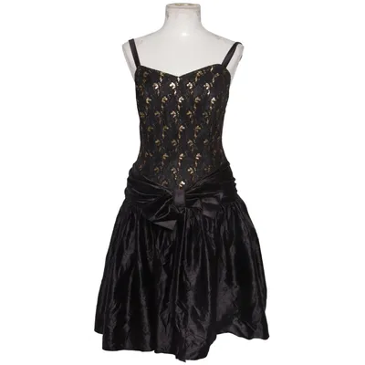 Cocktailjurk (Zwart, Goud)