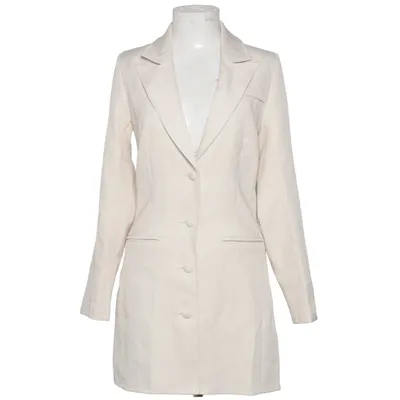 Blazer (Beige) from Saint Genies Elastane, Polyester