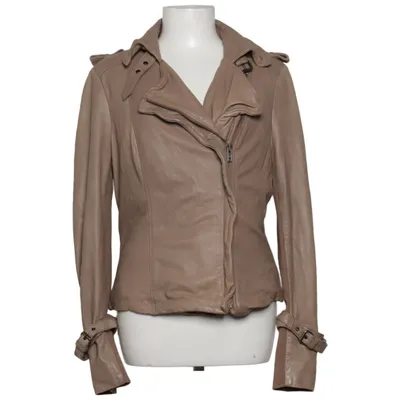 Biker jacket (Beige) from Muubaa Cotton, Polyester