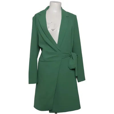 Jakke (Grøn) fra WE Fashion Elastan, Polyester