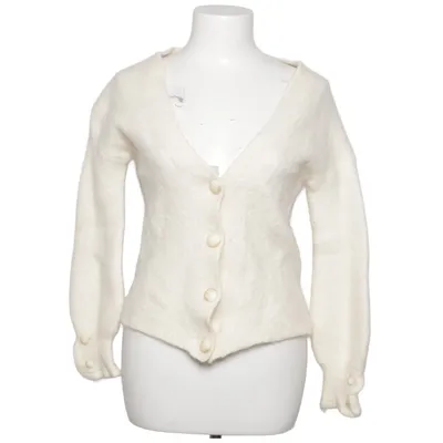 Cardigan (White) from La Maille Sézane Elastane, Mohair, Polyamide, Wool