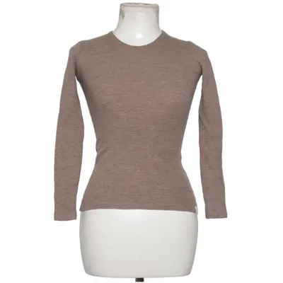 Langærmet t-shirt (Brun) fra Dilling Merinould