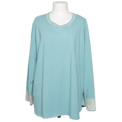 Langærmet t-shirt (Blå, Turkis) fra Lavelle Bomuld, Elastan, Polyamid