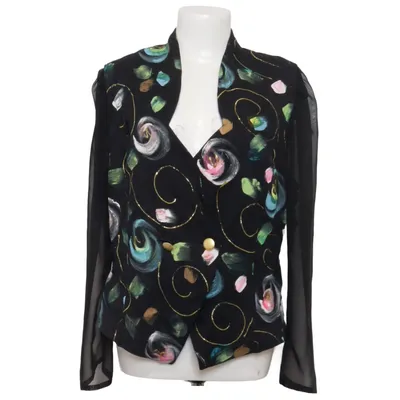 Blazer (Sort, Flerfarvet) fra Höpfner Acetat, Polyester