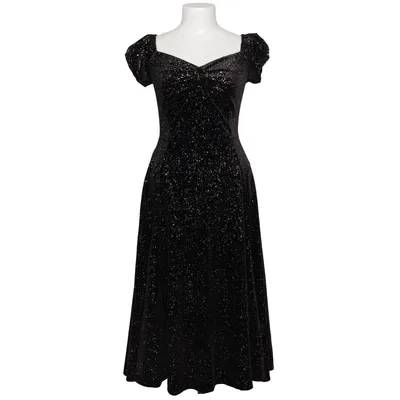 Cocktailjurk (Zwart) van Collectif Polyester
